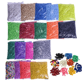 Pedras Decorativas Ornamentais Coloridas para Vasos e Aquários 18 Cores Jardinagem e Deco…