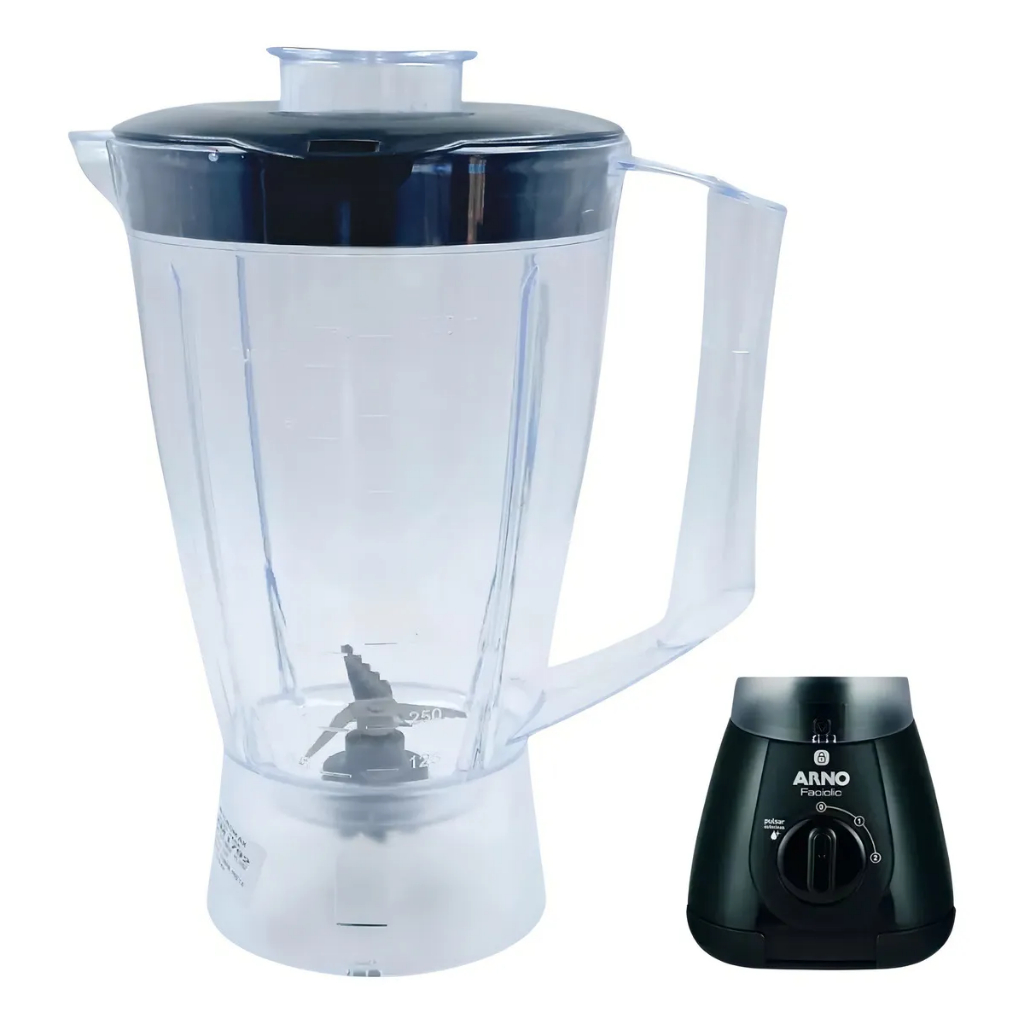 Copo de liquidificador Arno Optimix Plus Cristal Faciclic POWER MIX/OPTIMIX PLUS/NEW LN37/TOP LN38