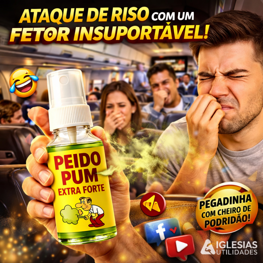 Spray de Peido Pum Pegadinha Super Forte - Zoação Garantida - Pegadinha - Trolagem TikTok em Oferta na Shopee