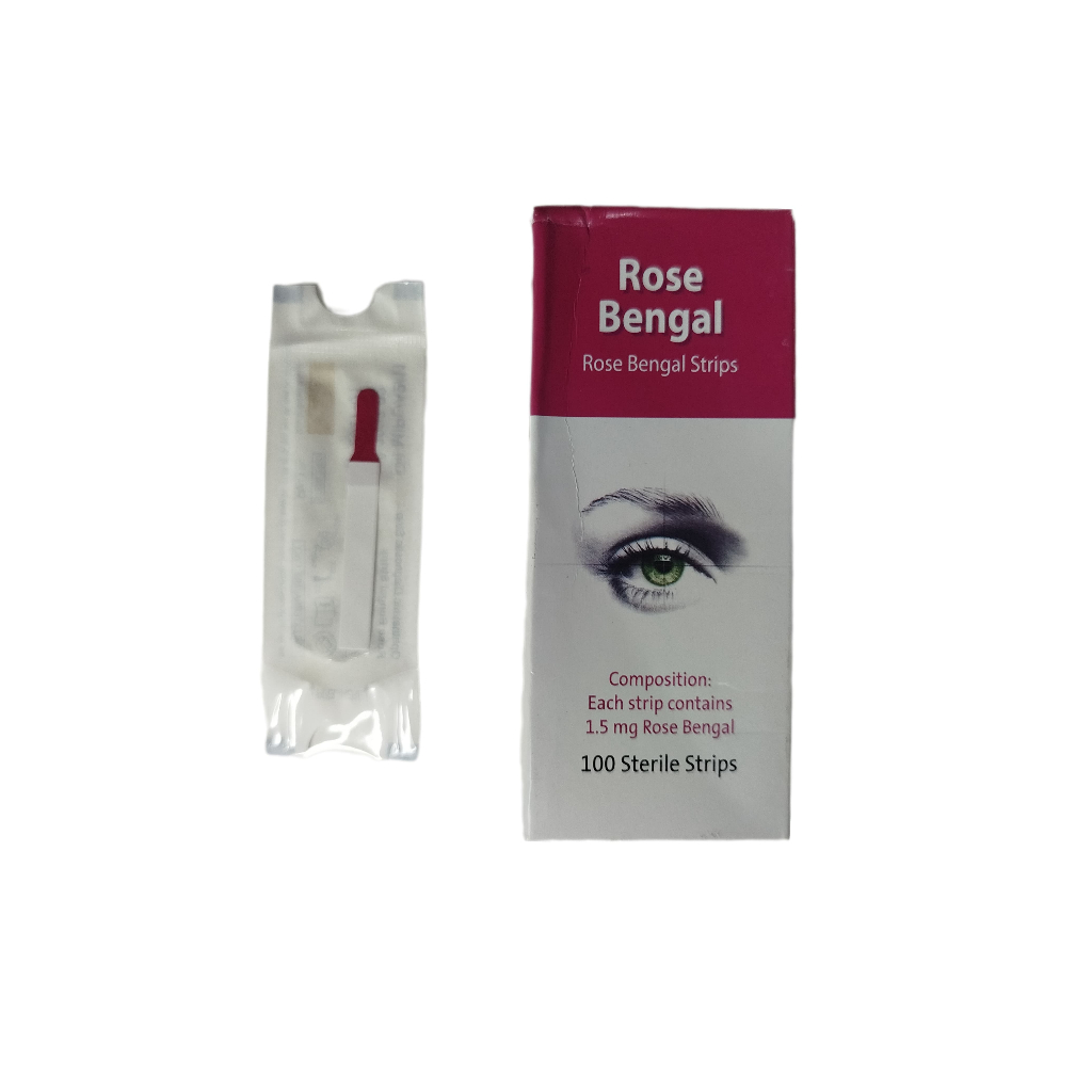 10 Tiras De Rosa Bengala - Rose Bengal (05 pares)