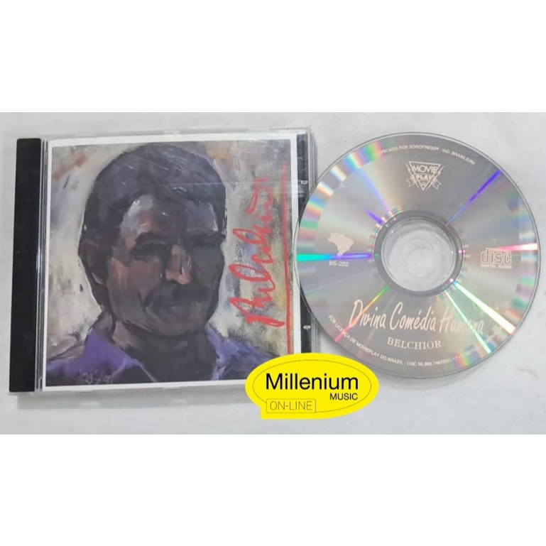 CD Belchior  Divina Comédia Humana 1991 Original Gravadora Colecionador Ótimo Estado