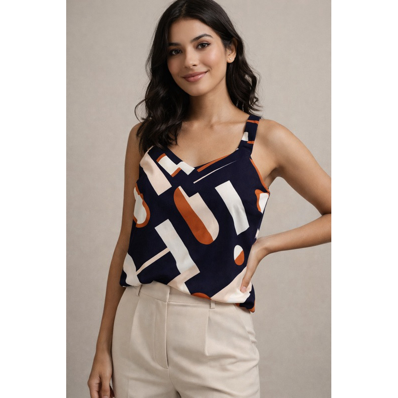 Regata Feminina Alça Larga Básica Casual Confortável Moda Verão M G GG em Oferta na Shopee