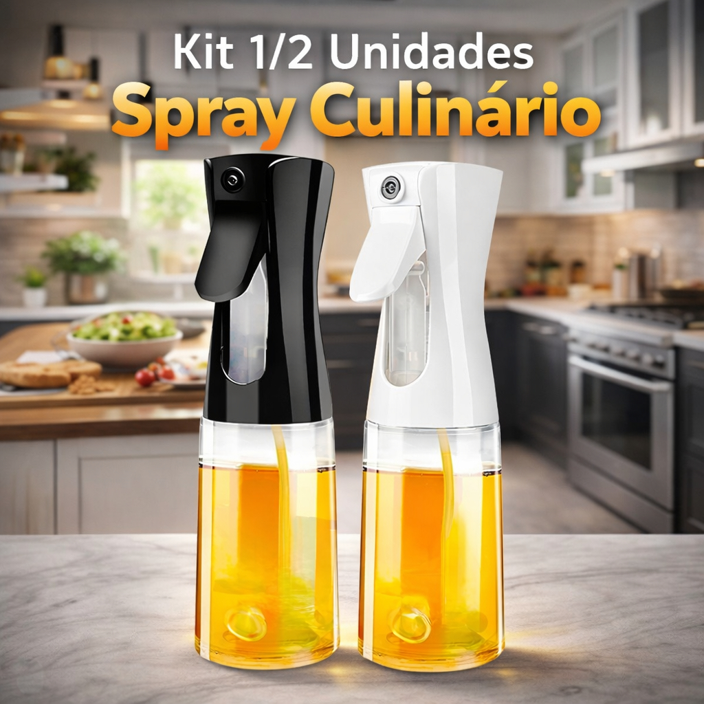 Kit 1/2 Unidades Spray Culinário para Azeite 200ml  Borrifador Óleo Vinagre Galheteiro Pulverizador em Oferta na Shopee