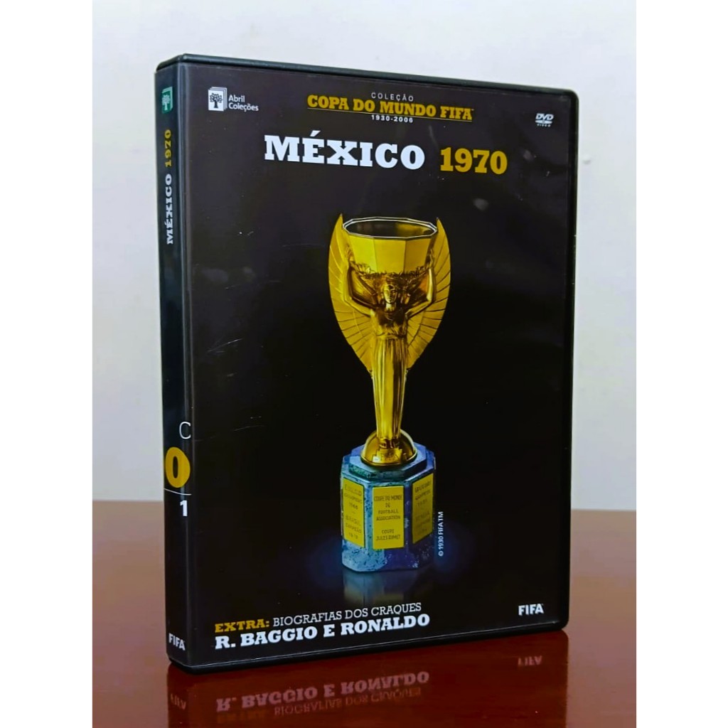 DVD México 1970 Coleção Copa do Mundo Fifa - Ronaldo / Roberto Baggio (2010)