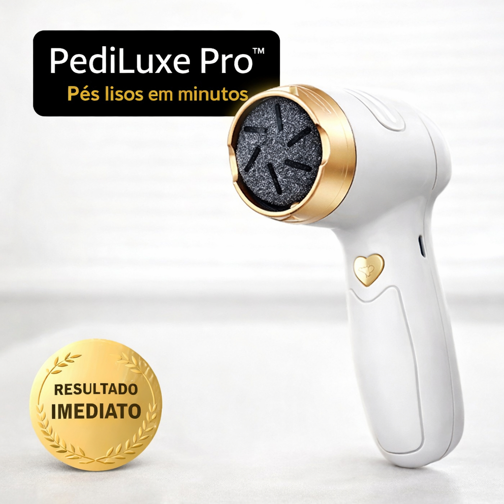 PediLuxe Pro™ Esfoliador Elétrico para Pés Removedor de Calos Profissional Portátil Recarregável Pé Macio Sem Rachaduras