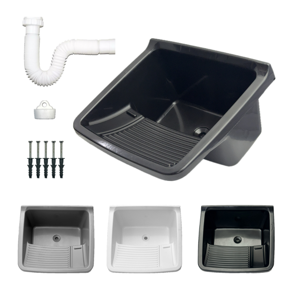Tanque com Kit de Instalação e Ralo Tanquinho Pia Lavar Roupas Lavanderia Não é Astra Docal Deca em Oferta na Shopee