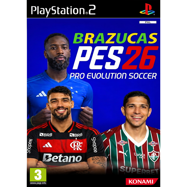 PES Brazucas 2026 | PS2 – Atualizado