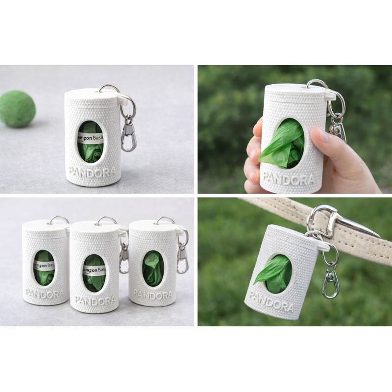 Suporte Porta Saco Higiênico para Cachorro Personalizado | Dispenser com Nome | Porta Saquinho Pet