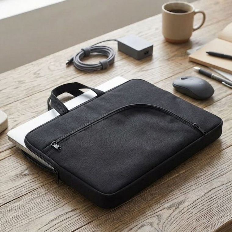 Capa Case Bolsa Pasta Maleta Luva Para Notebook Ultrabook Preta 13/14.1/15.6 Polegadas