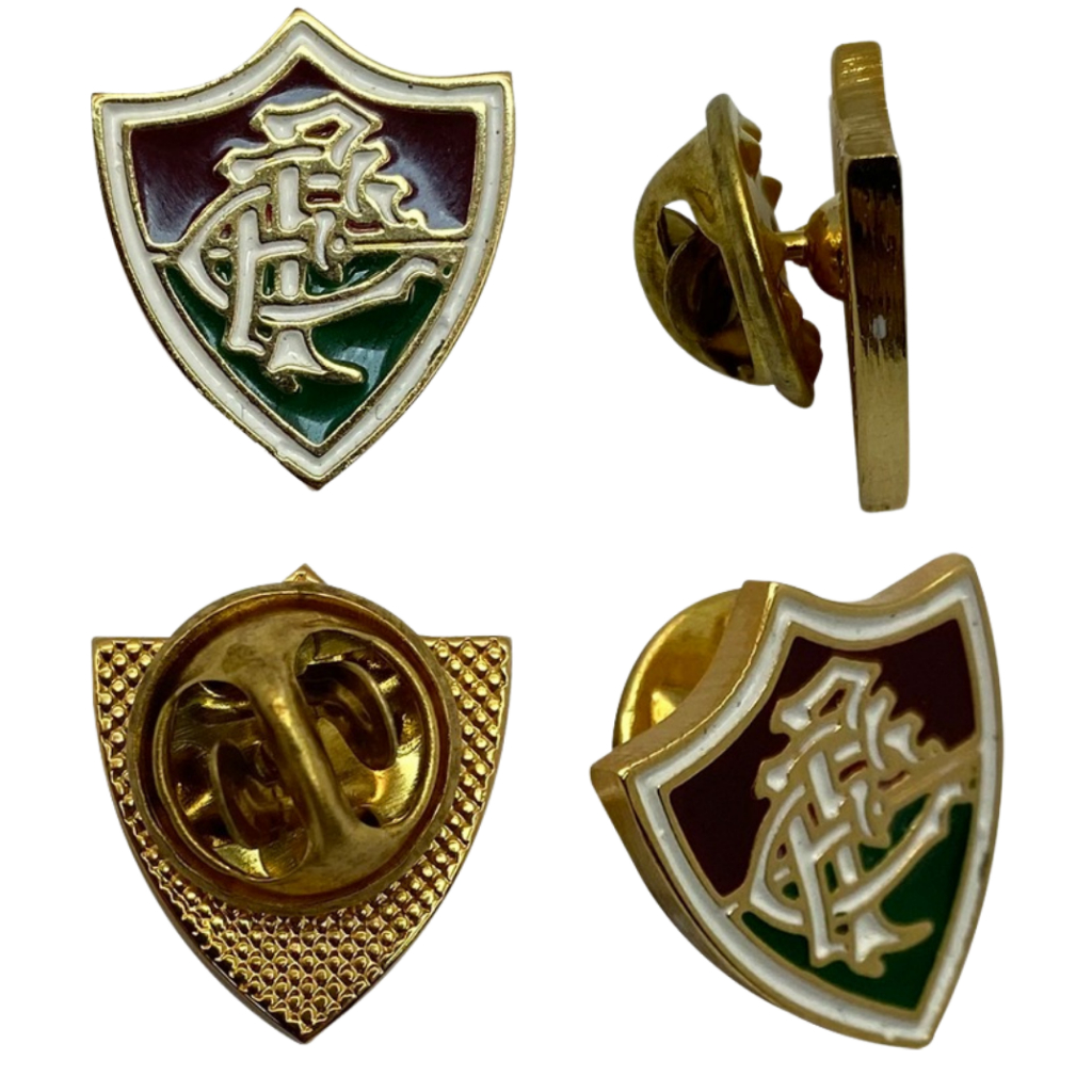 Botton De Metal Fluminense Oficial Broche Boton Pin Escudo
