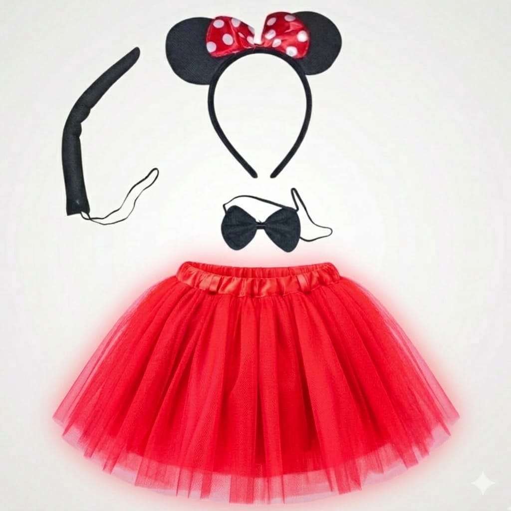 kit fantasia infantil arco + saia [ gatinho, coelhinho, ratinho, diabinho ] ~C&S BAZAR ~