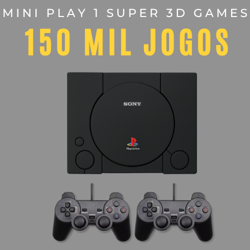 Super video game PS1 classico 150 mil jogos Super 3D Games