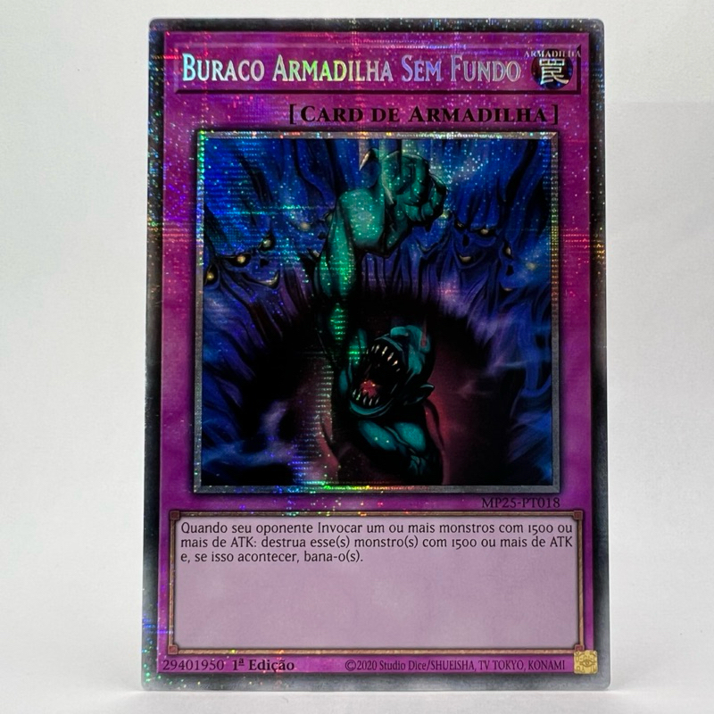 Buraco Armadilha Sem Fundo Starlight Rare 1° Edição Yugioh!