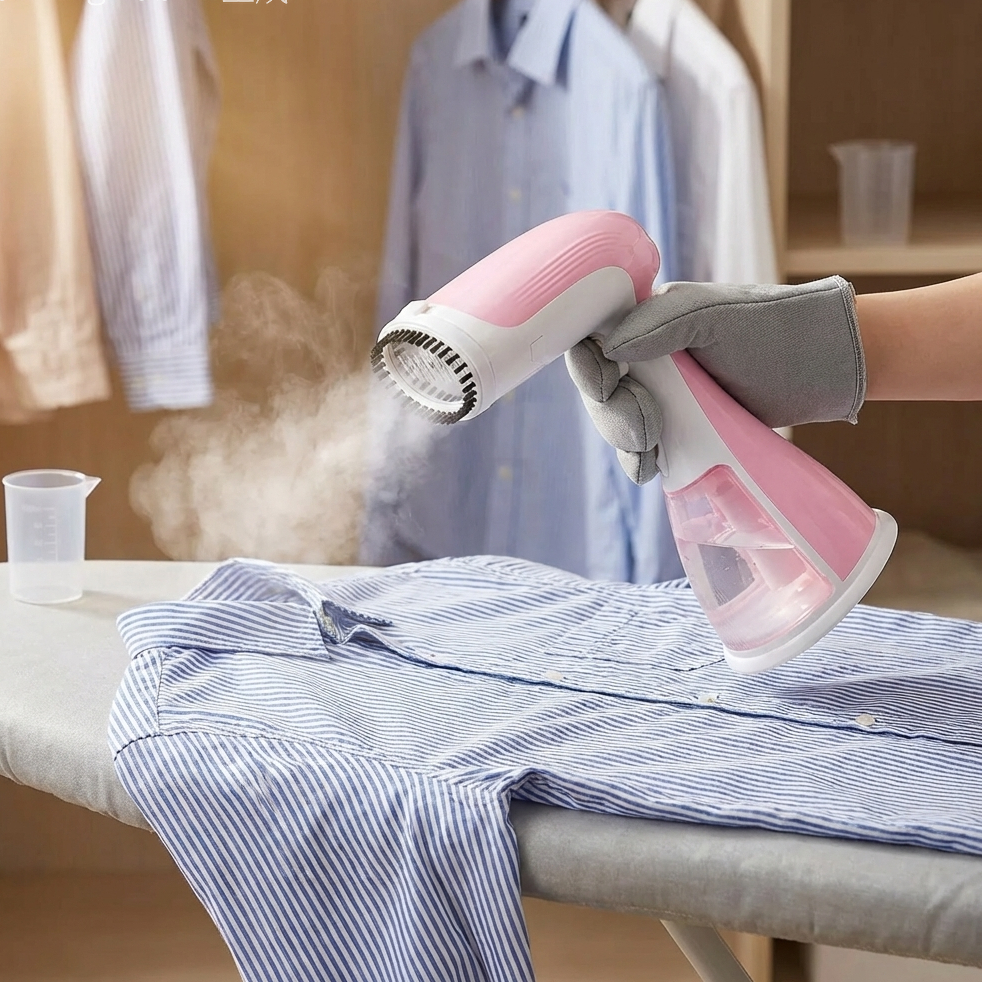 Passadeira 2 em 1 - 127V Ferro A Vapor De Roupas Tira Amasso Steamer Portátil 1500w