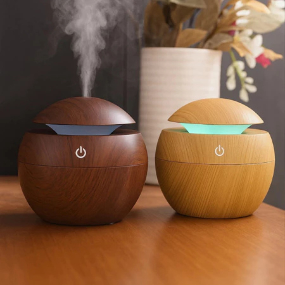 Difusor Umidificador Aromatizador com LED Colorido para Ambientes