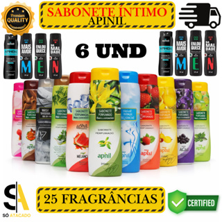 Kit 6 und Sabonete Íntimo Apinil — PODE ESCOLHER -  Revenda Atacado | Higiene Feminina pH Balanceado em Oferta na Shopee