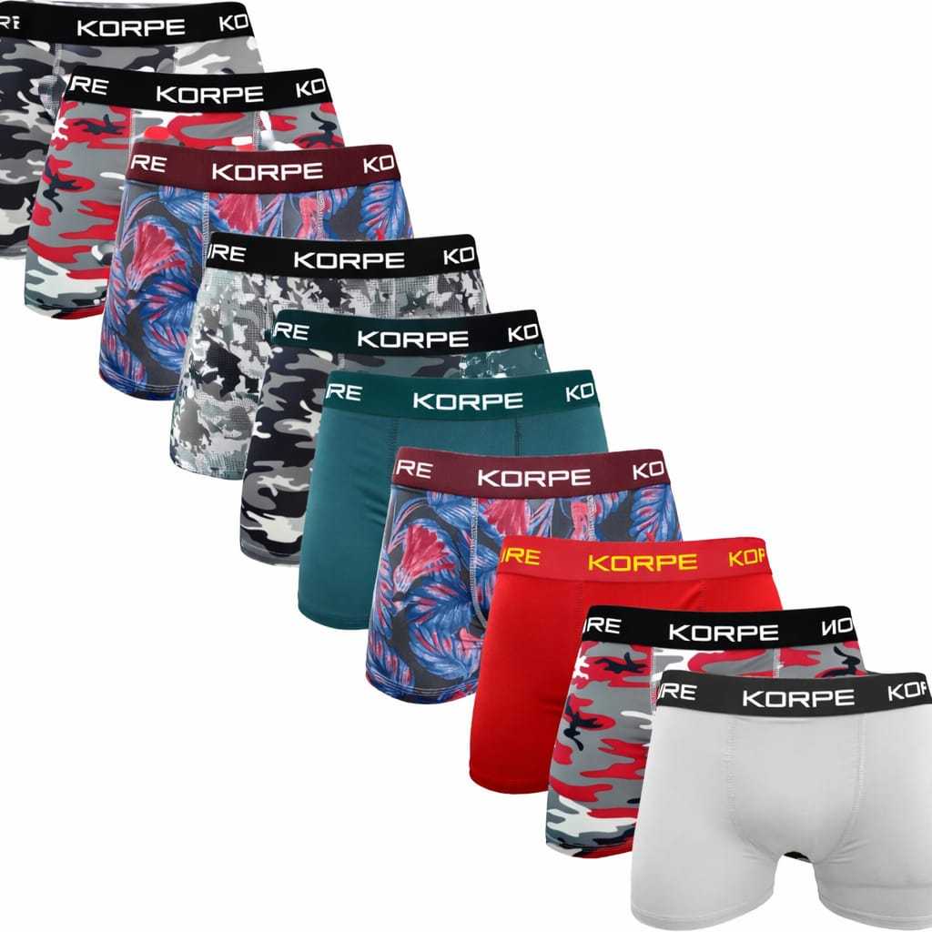 Kit Com 5 ou 3 Cuecas  Boxer Infantil De Microfibra Estampadas