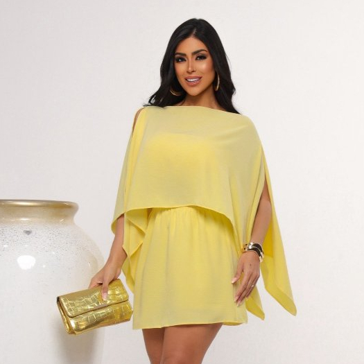 Conjunto Dunas 3 Peça Short Saia Com Cropped E Capa Elegante Tecido Dunas  Moda Blogueira