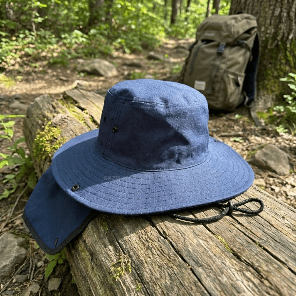 Chapeu De Pescador Caça Camping Trilha C/ Protecao Nuca