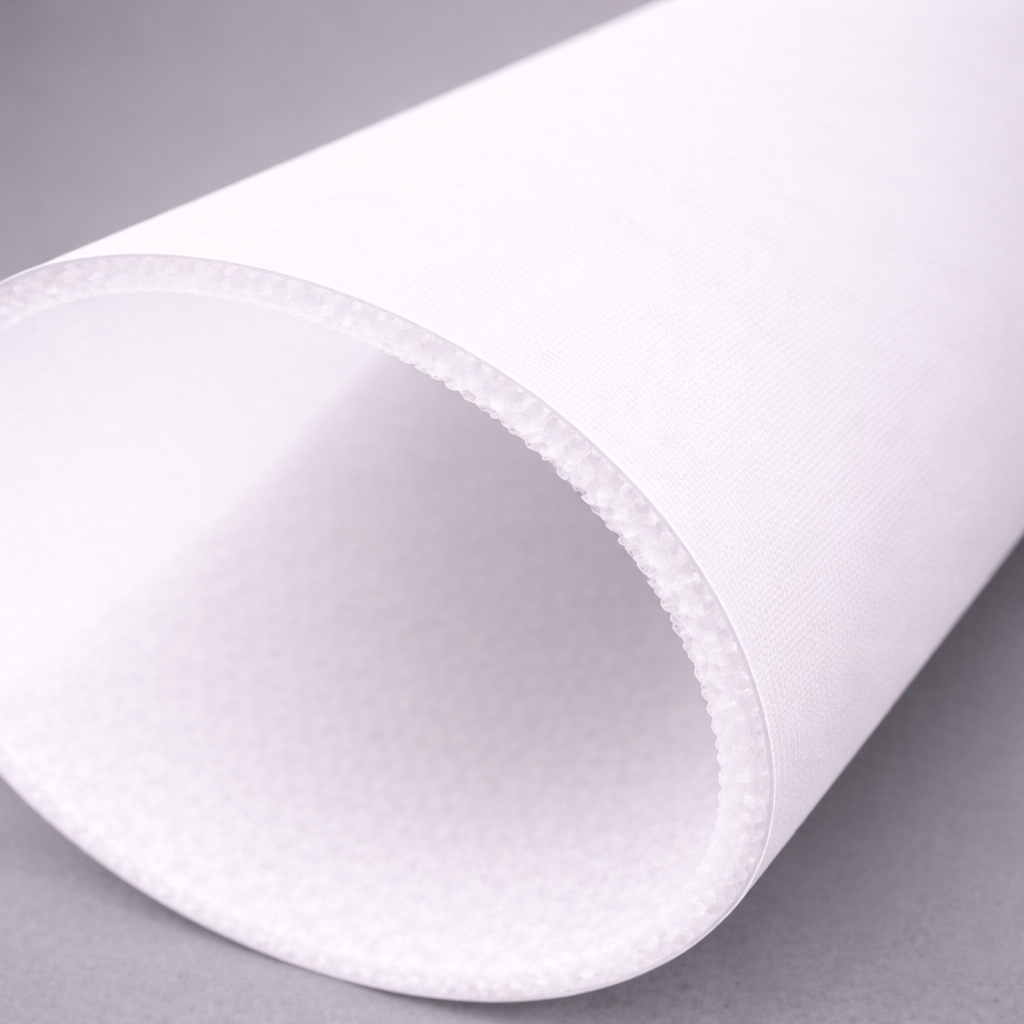 nylon dublado acoplado BRANCO 9m x 1,40m