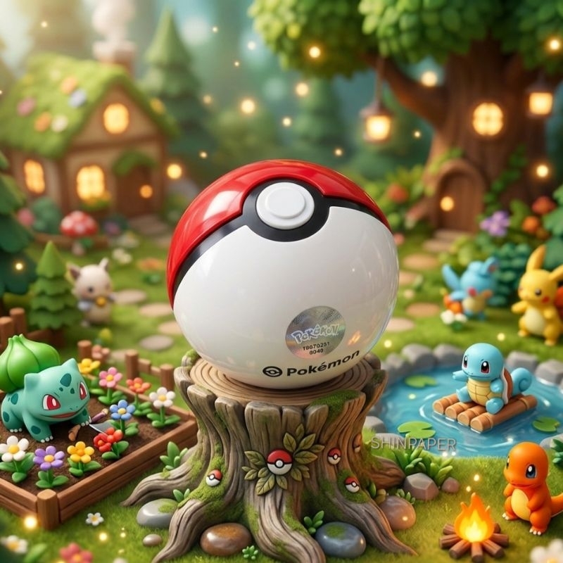 Pokébola Surpresa Pokémon Com Boneco Figure Chibi Eevee Evoluções Brinquedo Colecionável Oficial