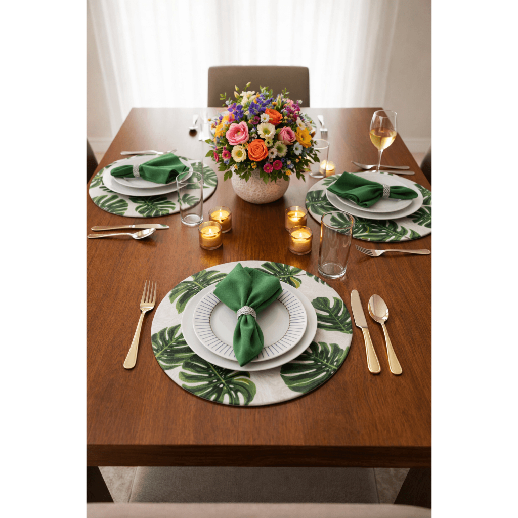 KIT 4 ou 6 Sousplat Capa Jogo Americano Mesa Jantar Cozinha