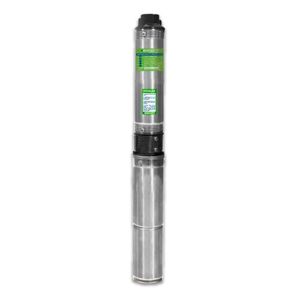 Motobomba Submersa Menegotti 1CV M3SDIM2/18 Bomba D'Água Limpa Drenagem 127V ou 220V