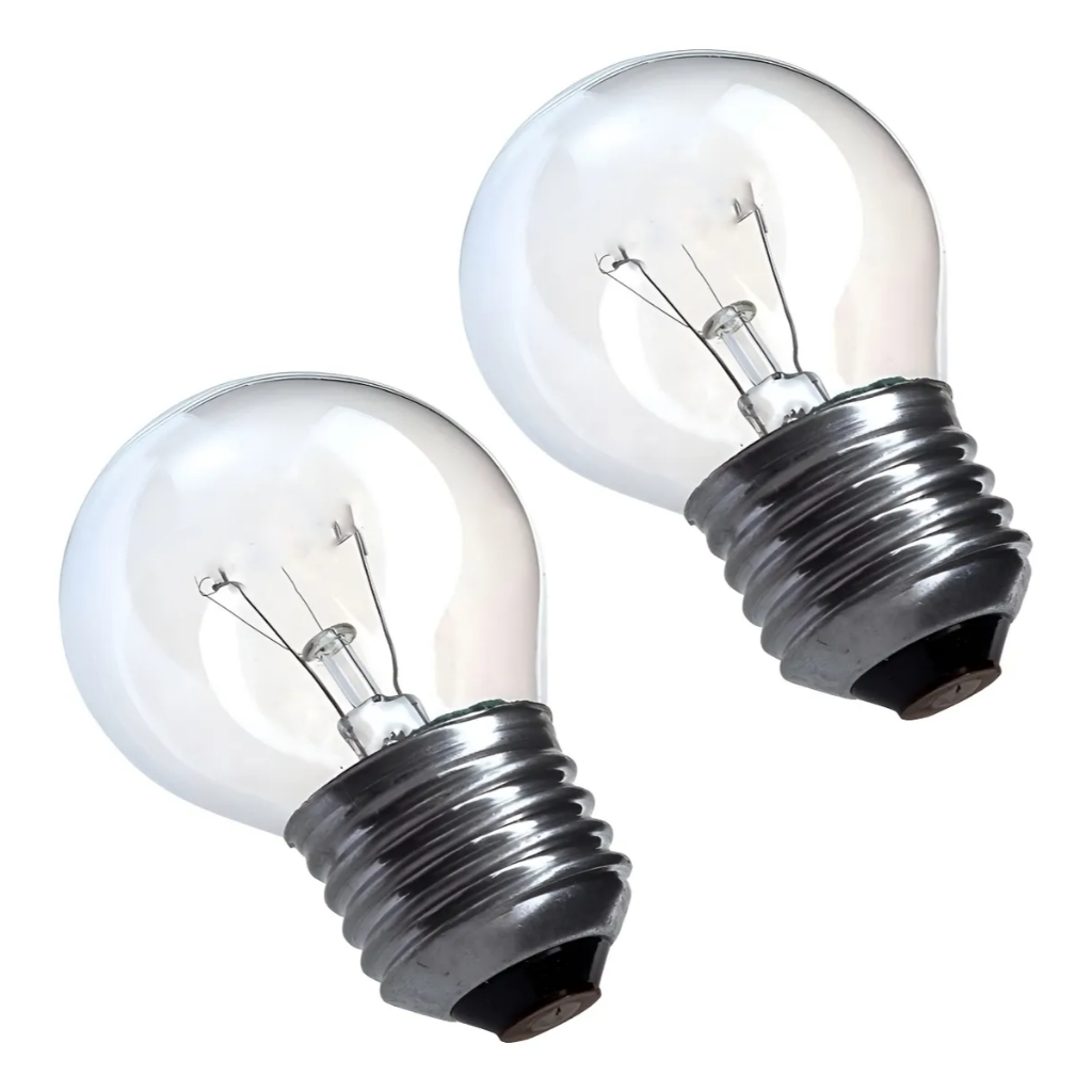 Kit 2 Lâmpada Luz P/ Fogão Forno Geladeira Lustres 40w E27