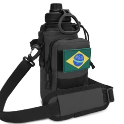 MODUS Garrafa Tática Térmica 1000ml Aço Inoxidável Com Alça Paracord Corda e Bolsa
