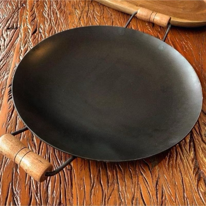 Disco Chapa de Arado Médio Grande Super Grande Frigideira Bifeira sem Tampa