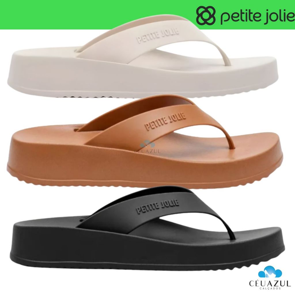 Chinelo Petite Jolie Feminino Lucky Slide Original