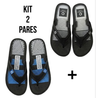 Kit 2 Pares Chinelo Masculino Cartago  Antiderrapante Casual , Promoção Leve Mais E Pague Menos em Oferta na Shopee