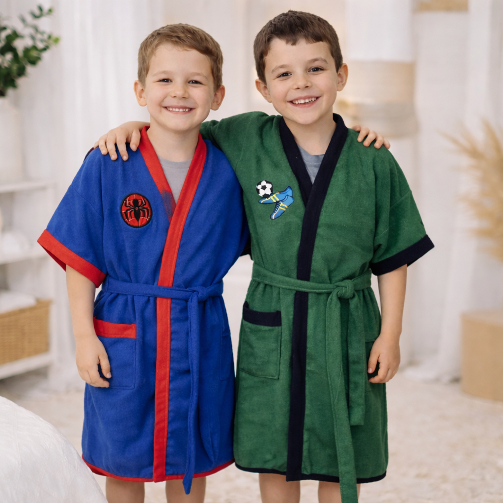 Roupão Infantil Menino Criança Adolescente Personagens Tecido Felpudo e Atoalhado  100% Poliéster em Oferta na Shopee