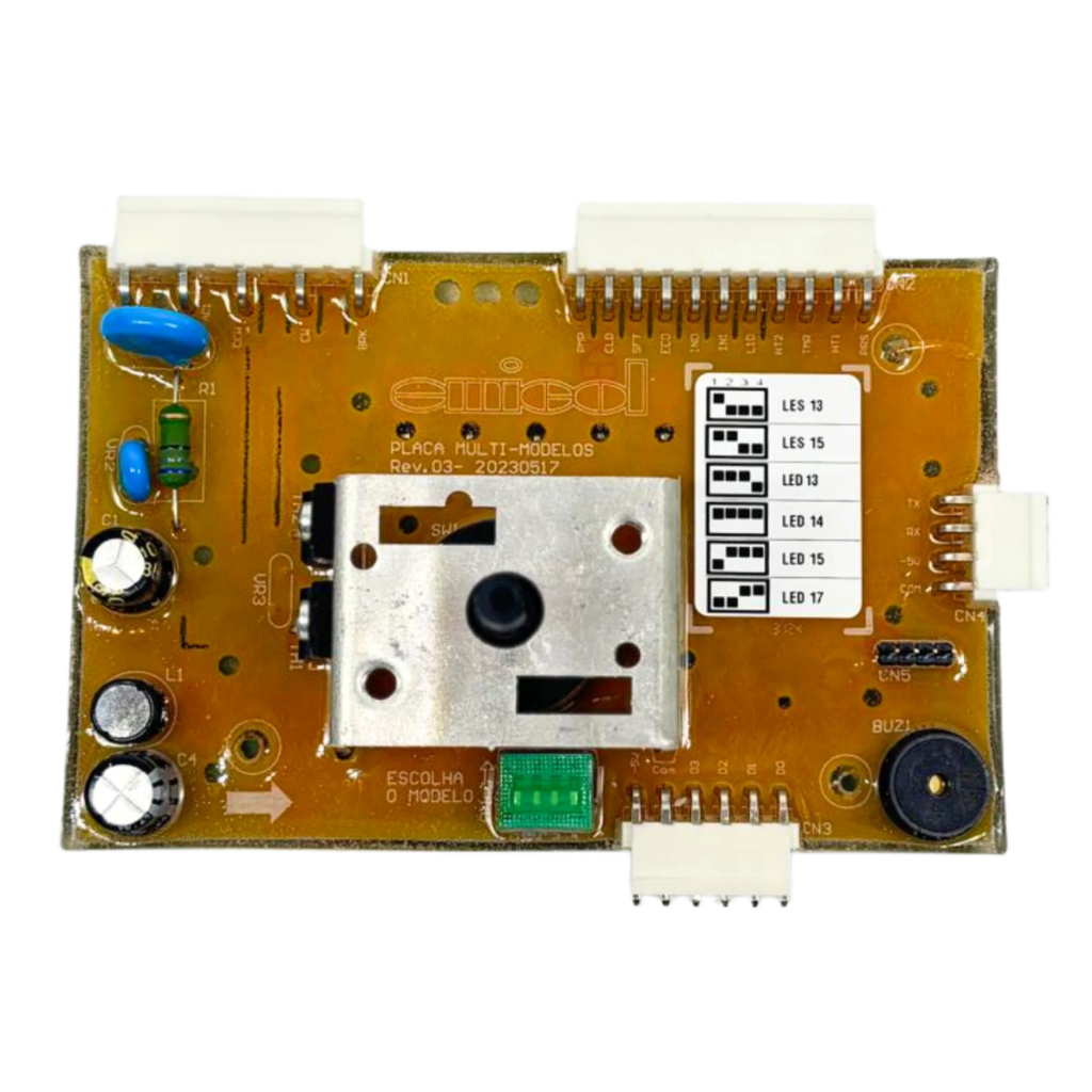 Placa Eletrônica Potência Bivolt Compatível Lavadora Electrolux LED13/LED14/LED15/LED17/LES13/LES15