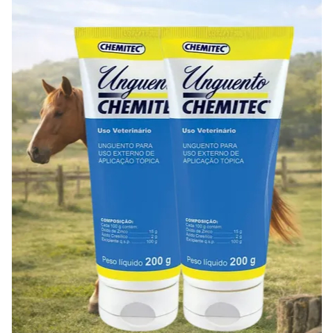 KIT C/2 UND UNGUENTO CHEMITEC 200 GRS - USO VET CHEMITEC