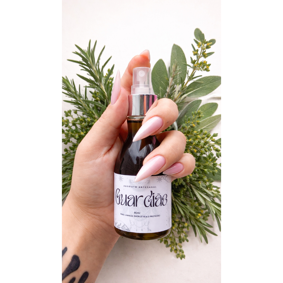 Ritual de Limpeza e Proteção (O GUARDIÃO) Spray com Ervas Naturais 80ml Consagrado