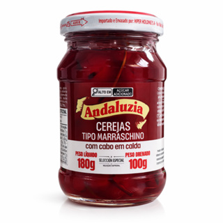 Cereja Premmium 180g Com Cabo em Calda Marrasquino em Oferta na Shopee