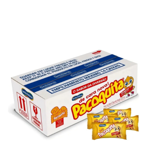 Paçoquita Santa Helena Rolha 100 unidades