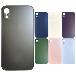 Capinha de Vidro Fosco para Iphone XR Proteção Silicone Fechada na Câmera Coloridas Resistente em Oferta na Shopee