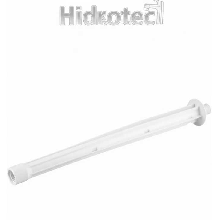 Braço Tubo Para Chuveiro C/Reforço 40cm Branco hidrotec — imagem 2 de 2