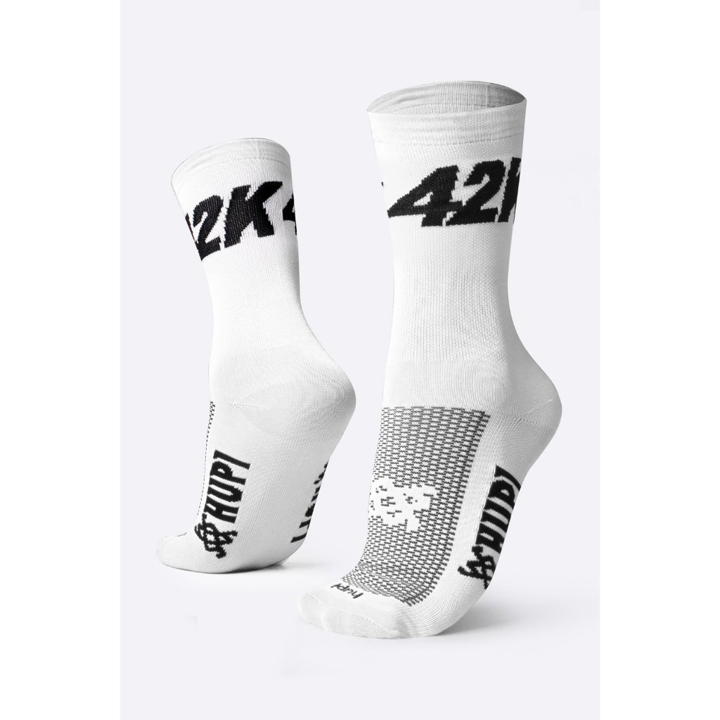 Meia Corrida HUPI 42K Branco