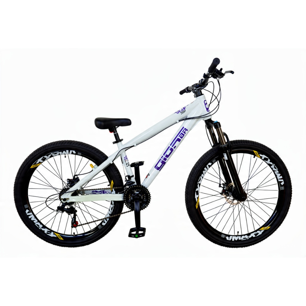 Bicicleta Gios Aro26 4Trix/Frx-Evo 21V Roda Vmaxx Freio a Disco - Branco Roxo