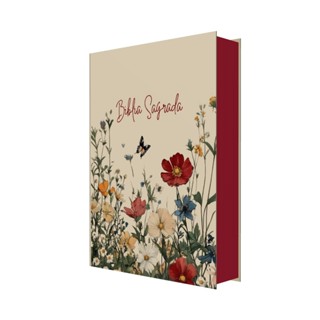 Bíblia Sagrada NVI - Primavera Floral - Borda Pintada Compacta em Oferta na Shopee