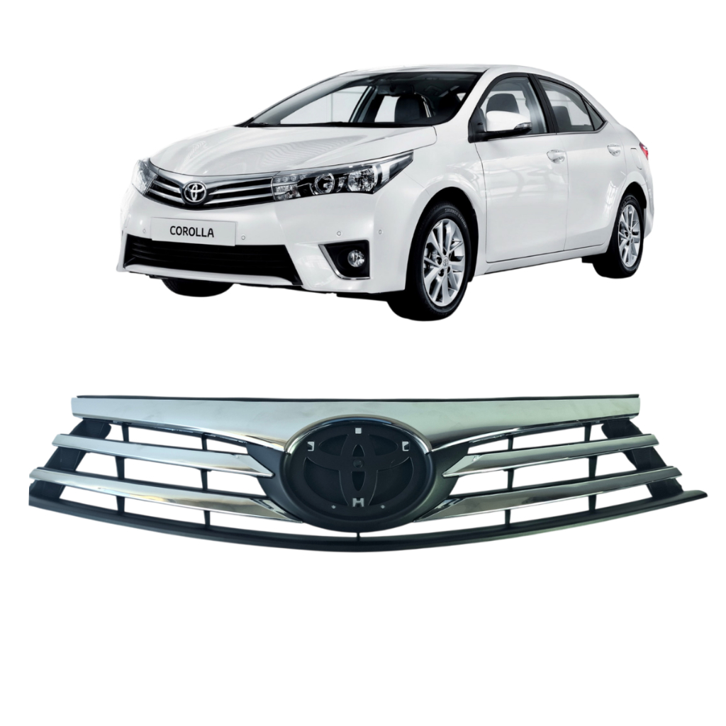Grade Dianteira Corolla Completa Sem Emblema 2015 2016 2017