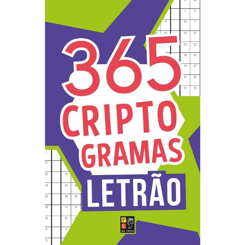 Editora Pé da Letra 365 Criptogramas Letrão