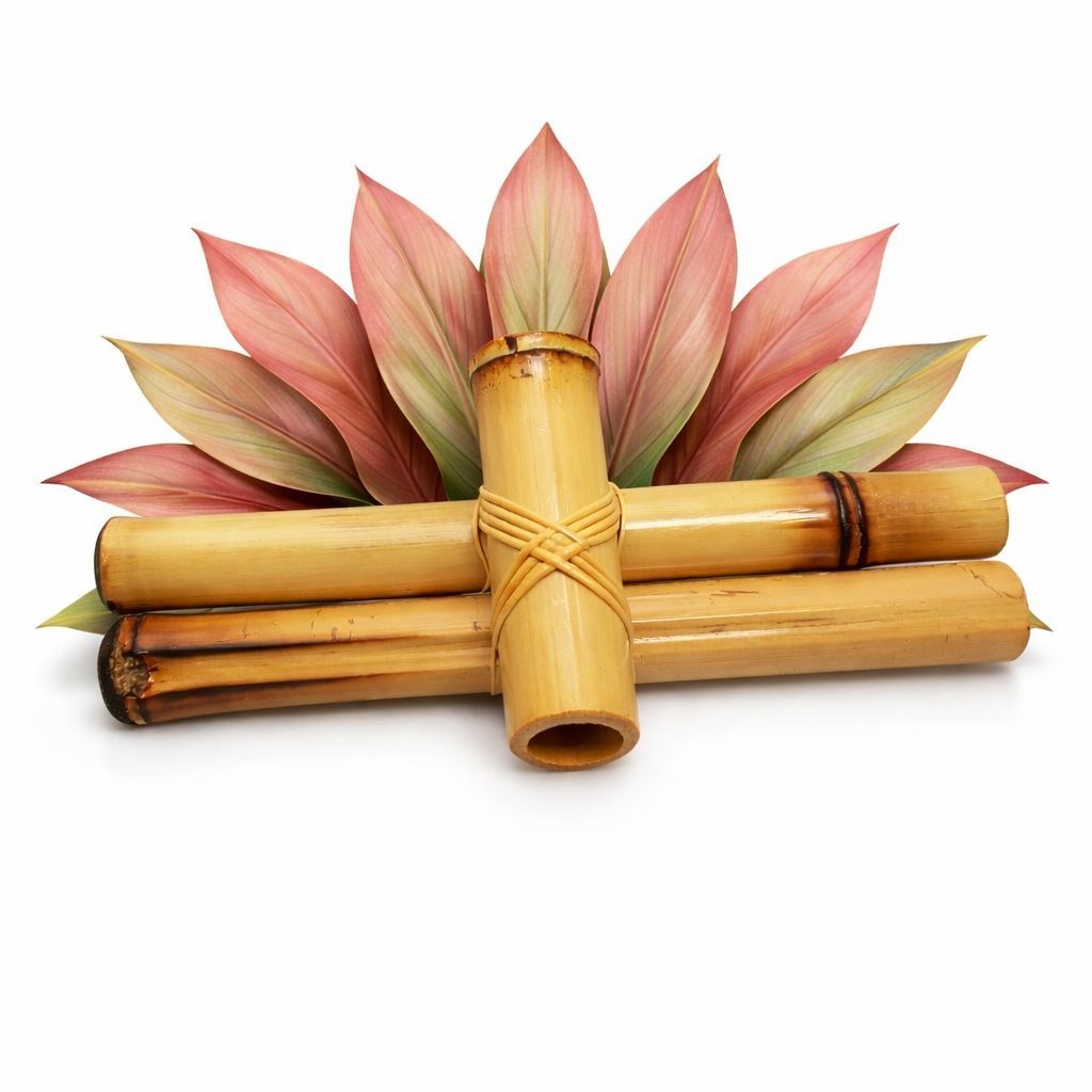Imagem Biqueira de Bambu 21cm para Fonte de Água Decorativa Zen Jardim Feng Shui