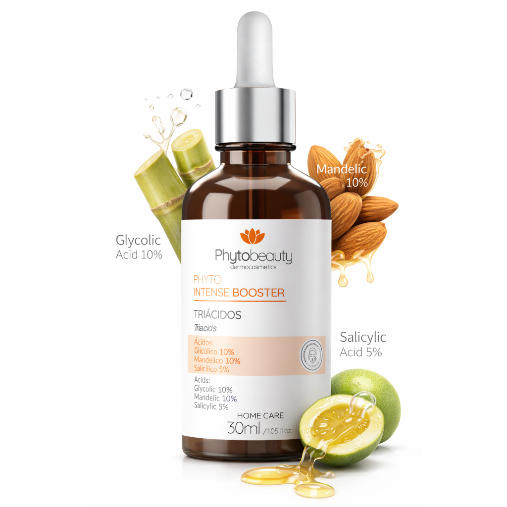 Tri Ácidos (Glicólico, Mandélico e Salicílico) Phytobeauty 30ml