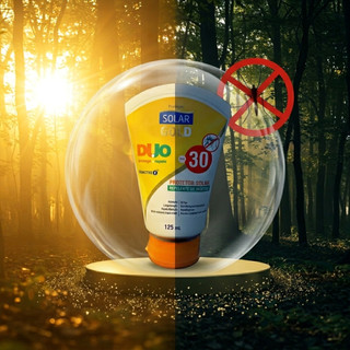 Protetor Solar Gold 30 + Repelente 125ml Alta Performance Esportes Trilha Ciclismo Corrida 2 em 1