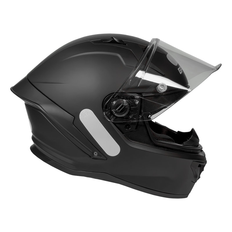 CAPACETE GP TECH PILOT MOTO FECHADO MONO FOSCO PRETO ESPORTIVO MOTOCICLISTA ABS TOP MOTOQUEIRO