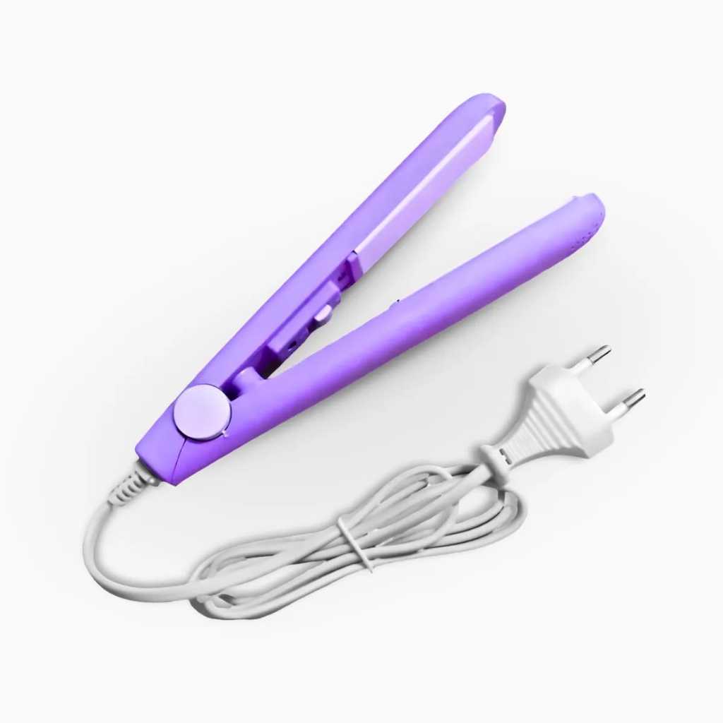 Mini Prancha Chapinha Portátil de Cabelo Pequena Bivolt